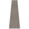 Close-up view of 6 x 48 Saddle Threshold New Taupe Grey Stone shows the top surface finish and bevel on both long edges